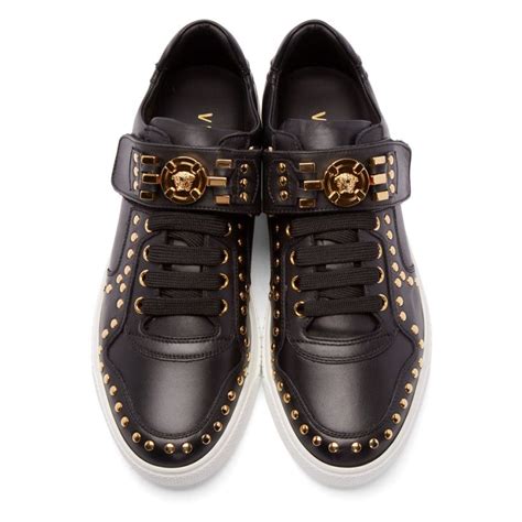 versace collection sneakers nero|versace sneakers low top.